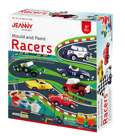 Kit de Ciencias - Moldea y Pinta Autitos de Carrera