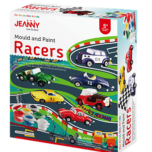 Kit de Ciencias - Moldea y Pinta Autitos de Carrera
