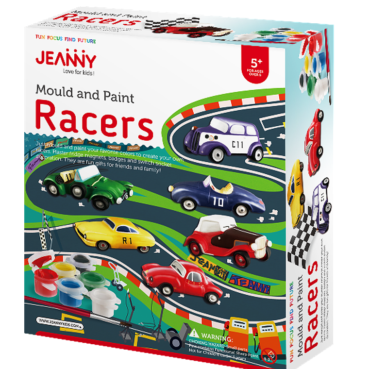 Kit de Ciencias - Moldea y Pinta Autitos de Carrera 1