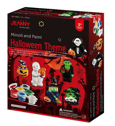 Kit de Ciencias - Moldea y Pinta Figuras de Halloween