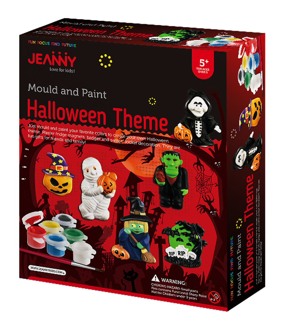 Kit de Ciencias - Moldea y Pinta Figuras de Halloween 1