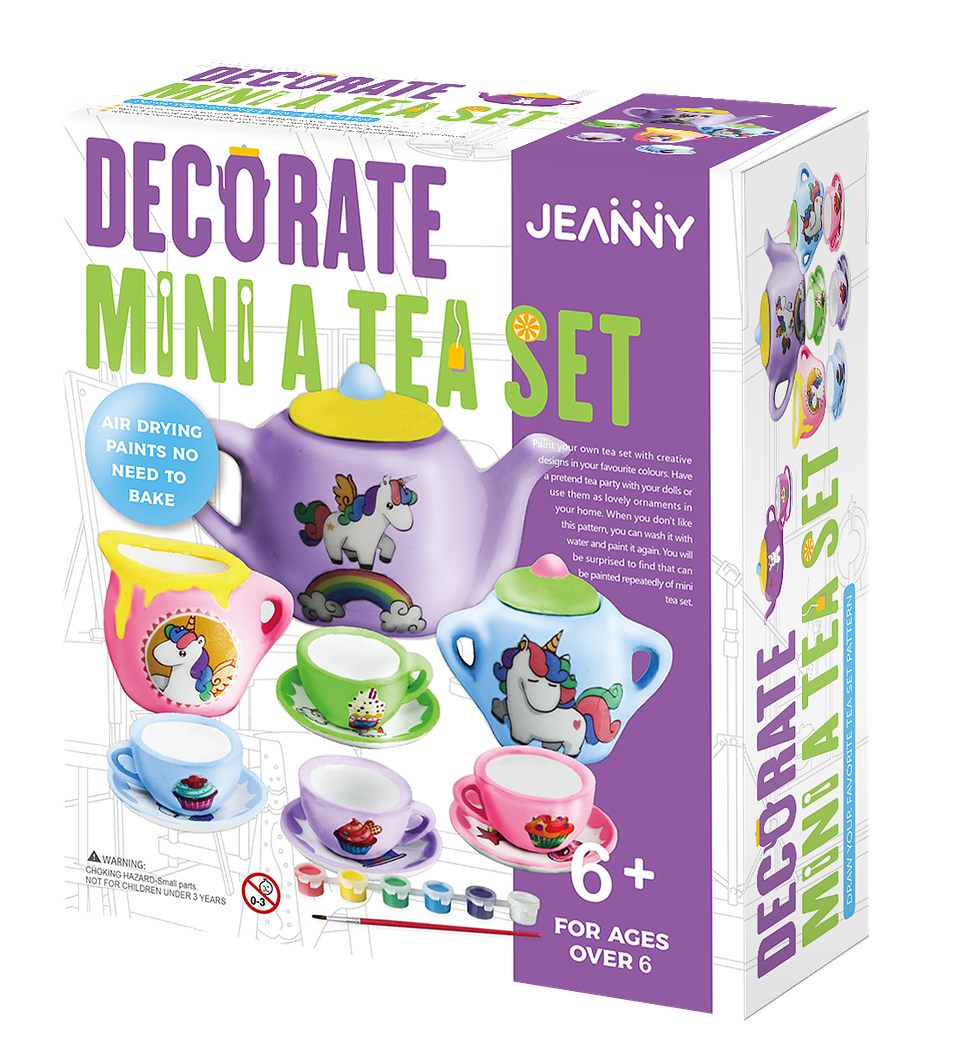 Decora un Mini Set de Té 1