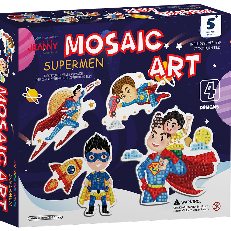 Arte del Mosaico - Superhéroes 1