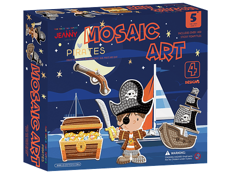 Arte del Mosaico - Piratas