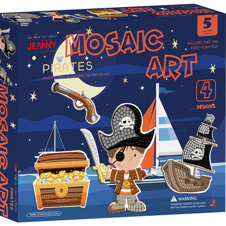 Arte del Mosaico - Piratas 1
