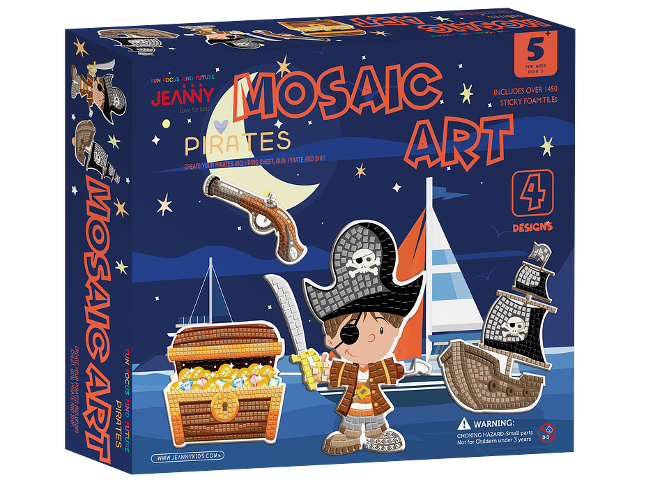 Arte del Mosaico - Piratas 1