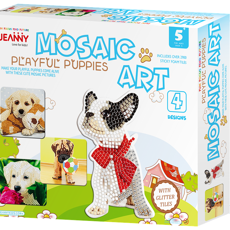 Arte del Mosaico - Cachorros 1