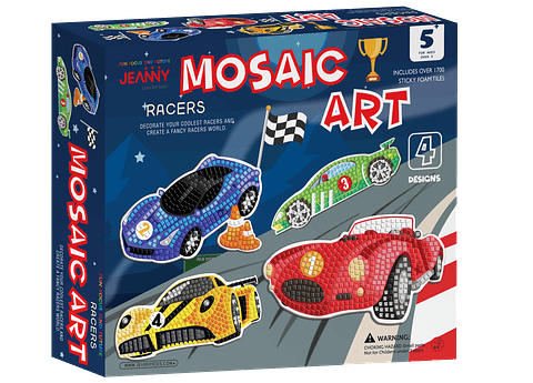 Arte del Mosaico - Autos de Carrera