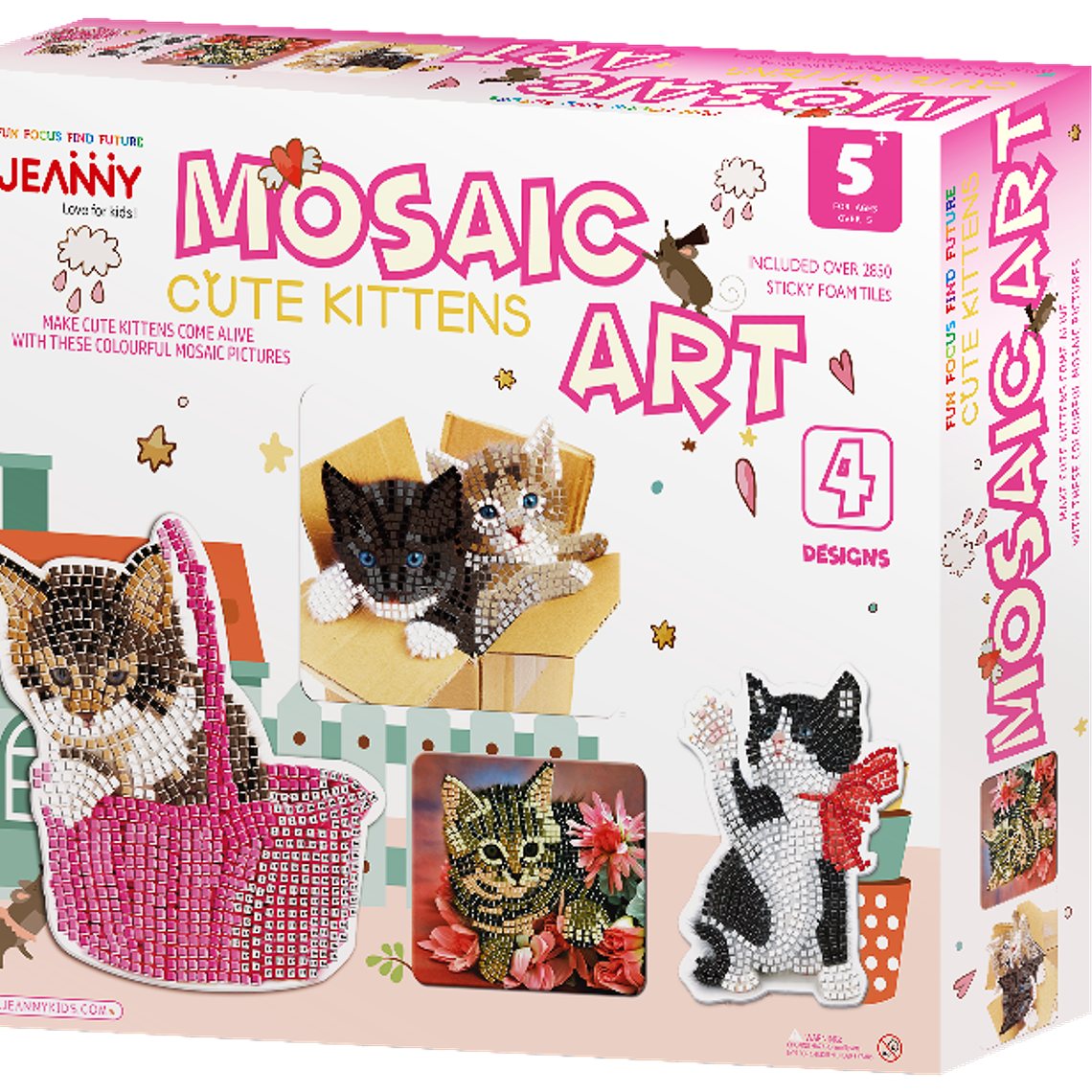 Arte del Mosaico - Gatitos 1
