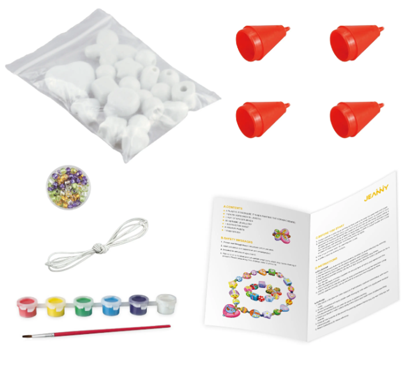 Kit para Pintar Joyería Cerámica 3