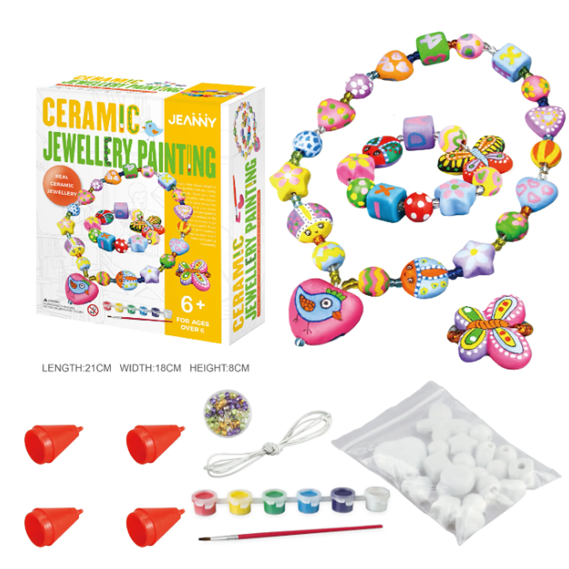 Kit para Pintar Joyería Cerámica 4