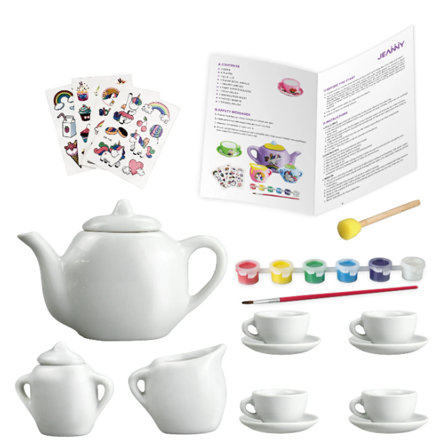 Decora un Mini Set de Té 3