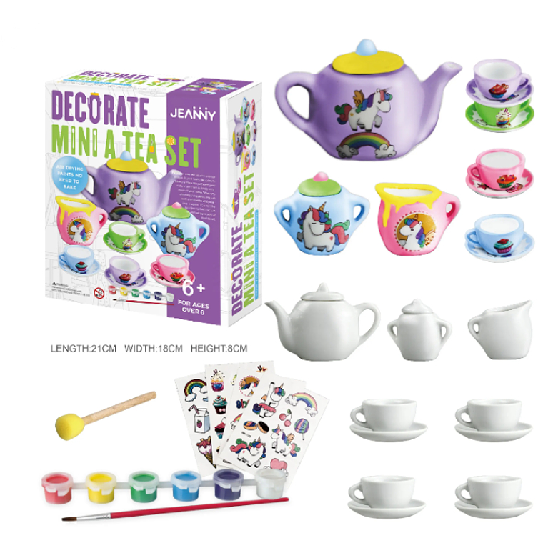 Decora un Mini Set de Té 4