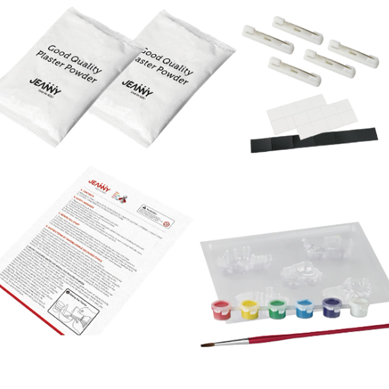 Kit de Ciencias - Moldea y Pinta Camiones 3