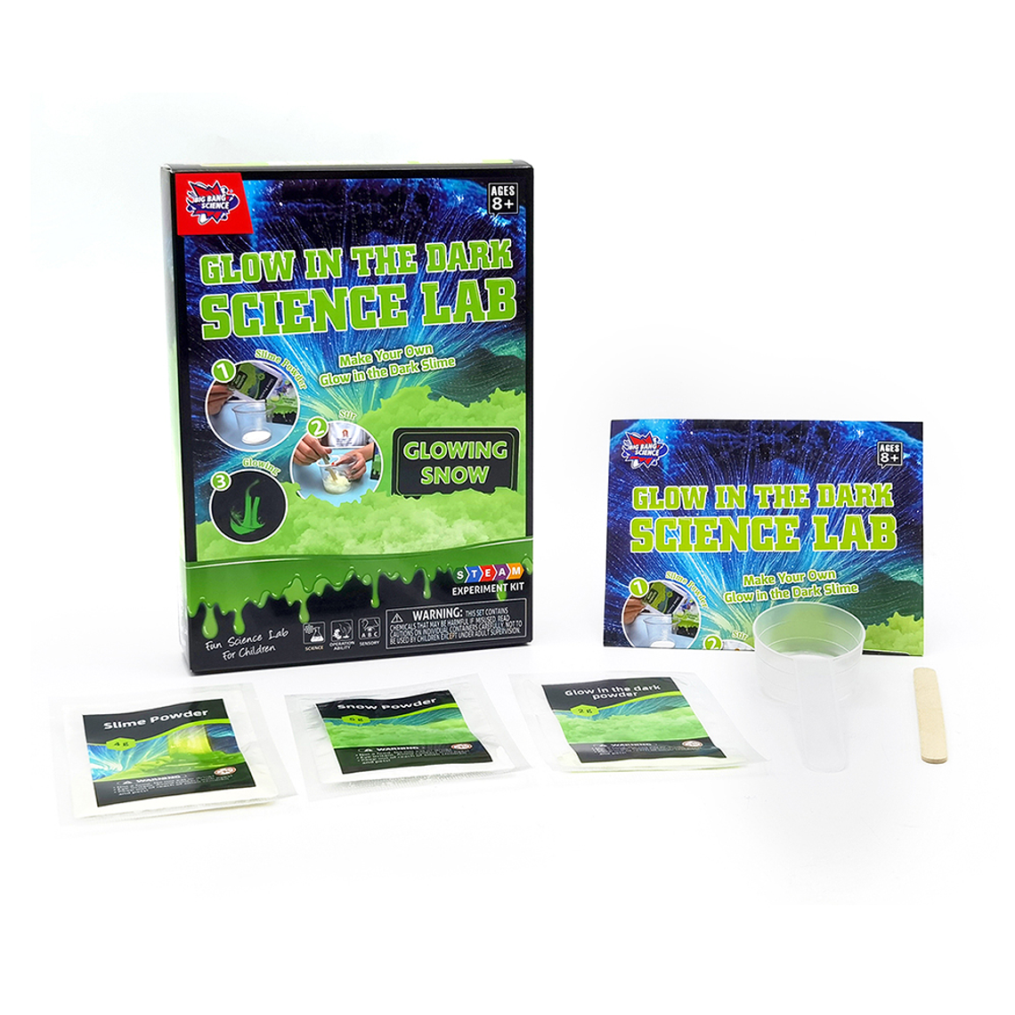 Juego de Ciencias STEAM - Brilla en la Oscuridad 1