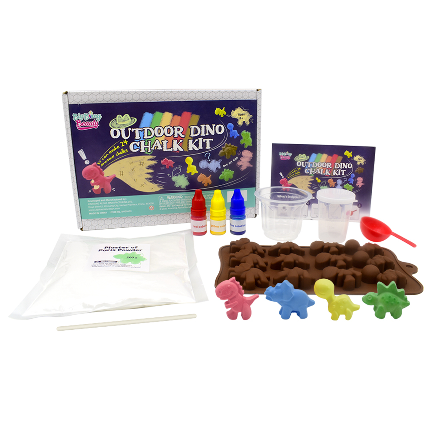Juego científico STEAM - Kit de Tiza de Dinosaurio 1