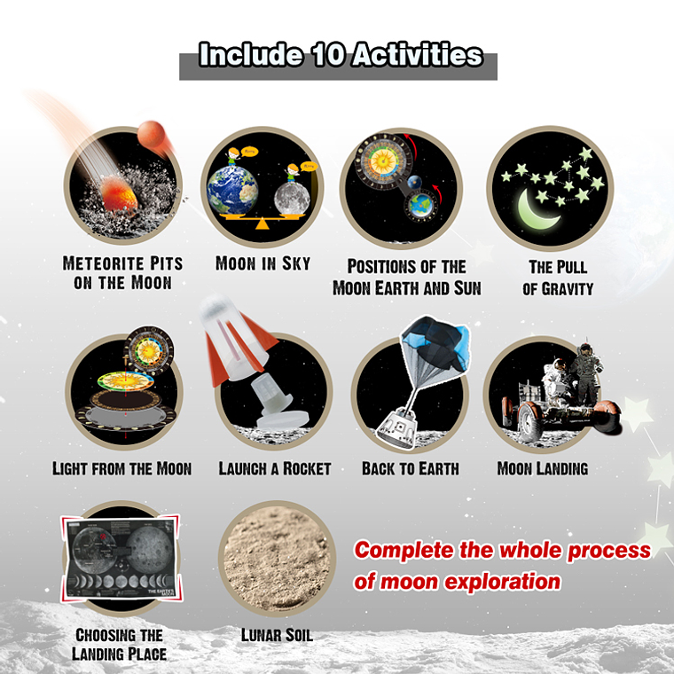 Juego de Ciencias STEAM - Alunizaje 4