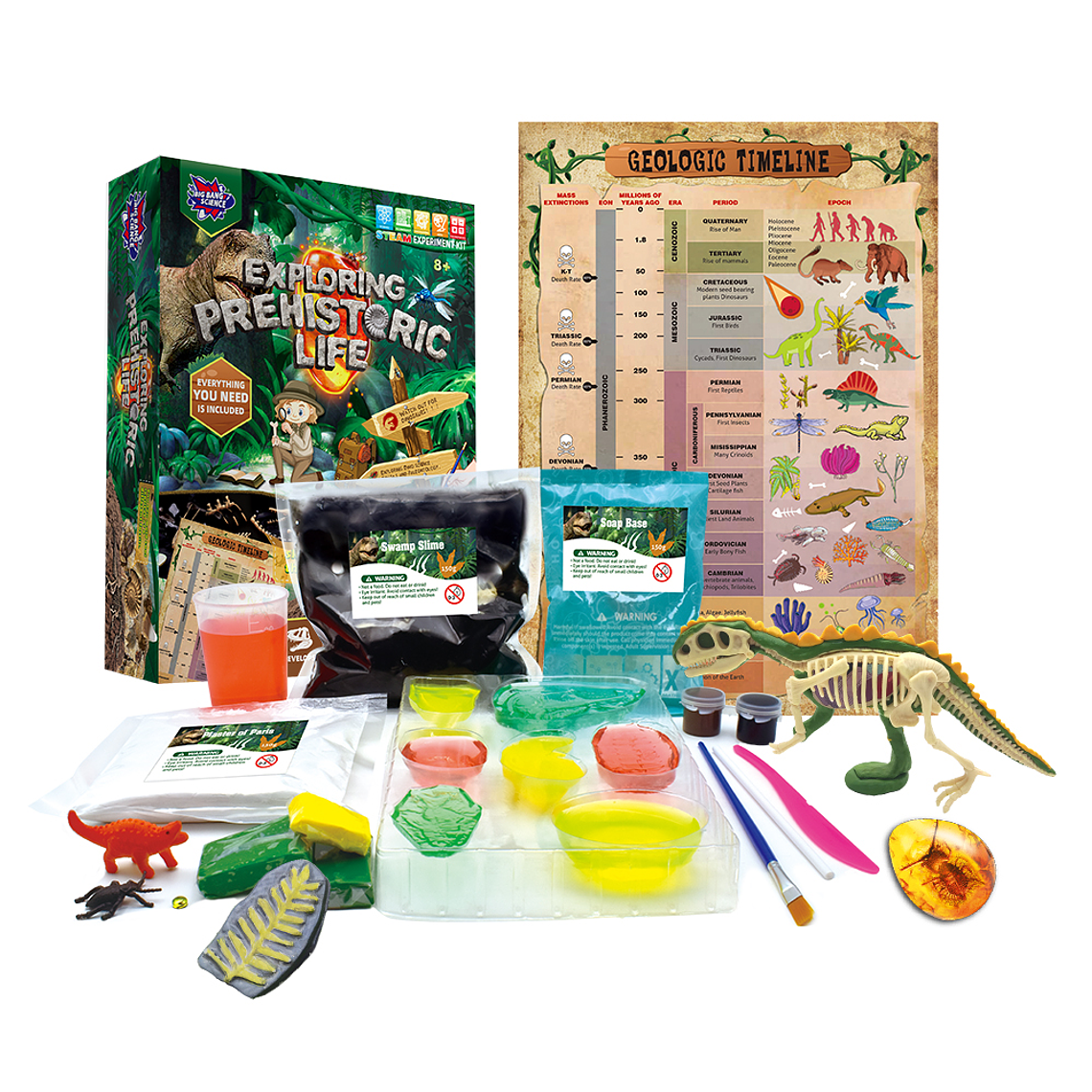 Juego de Ciencias STEAM - Explorando la Vida Prehistórica 2