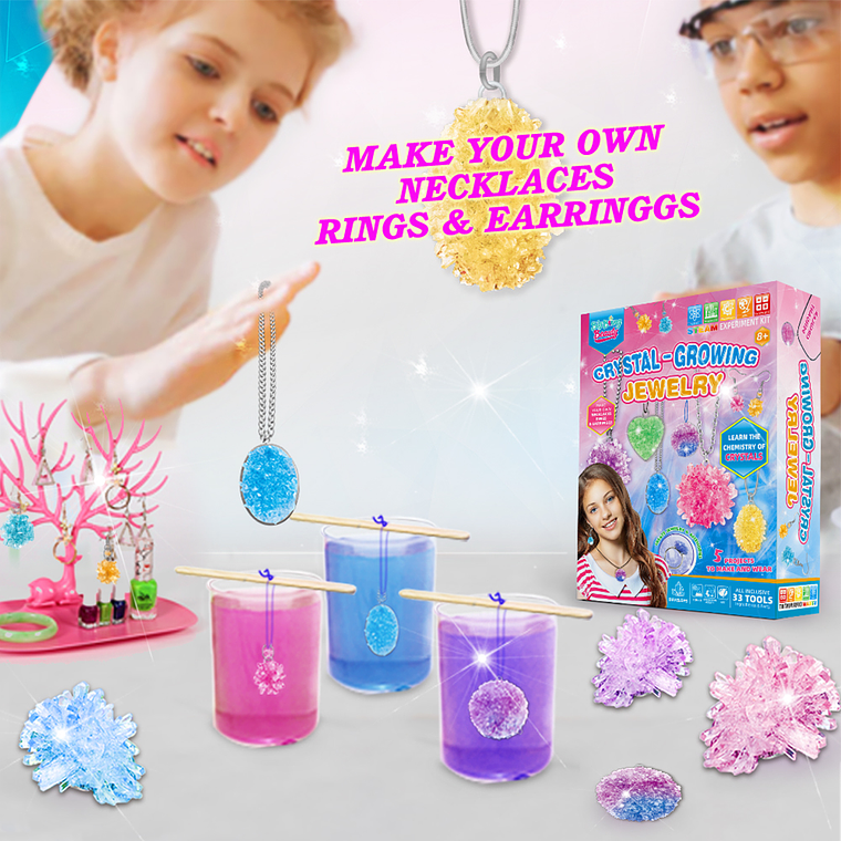Juego de Ciencias STEAM - Joyería de Cristal 4