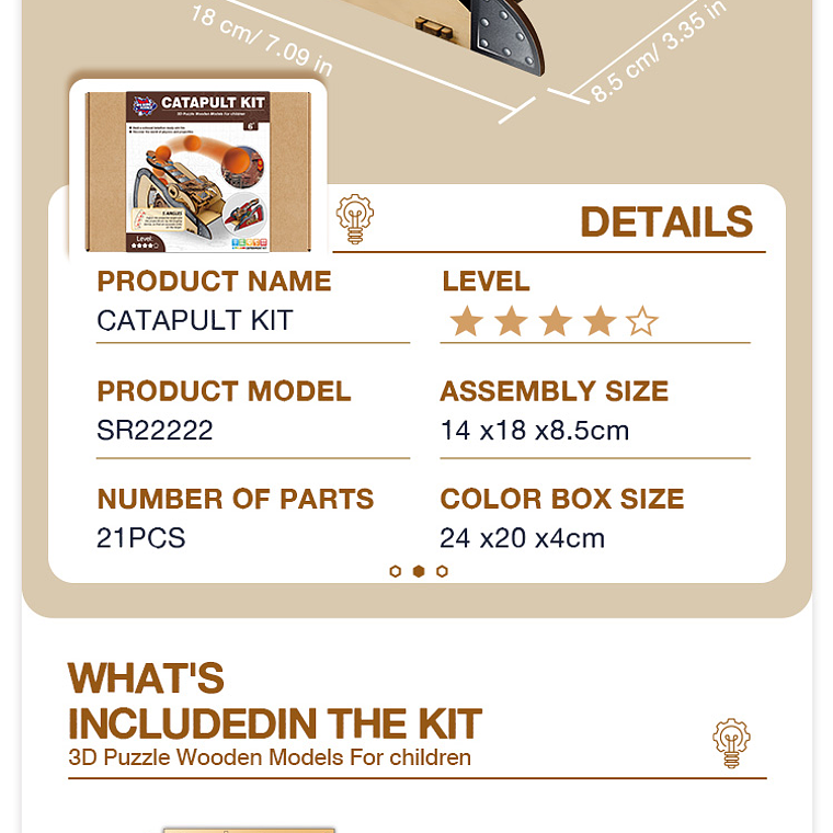 Juego de Ciencias STEAM - Kit Catapulta 5