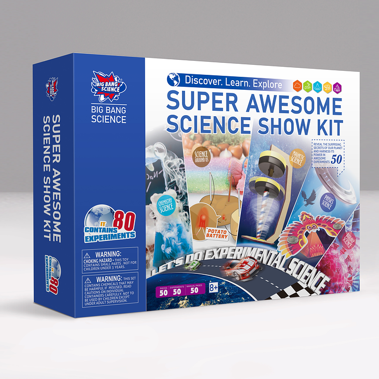 Juego científico STEAM - Kit Ciencia Súper Asombroso 3