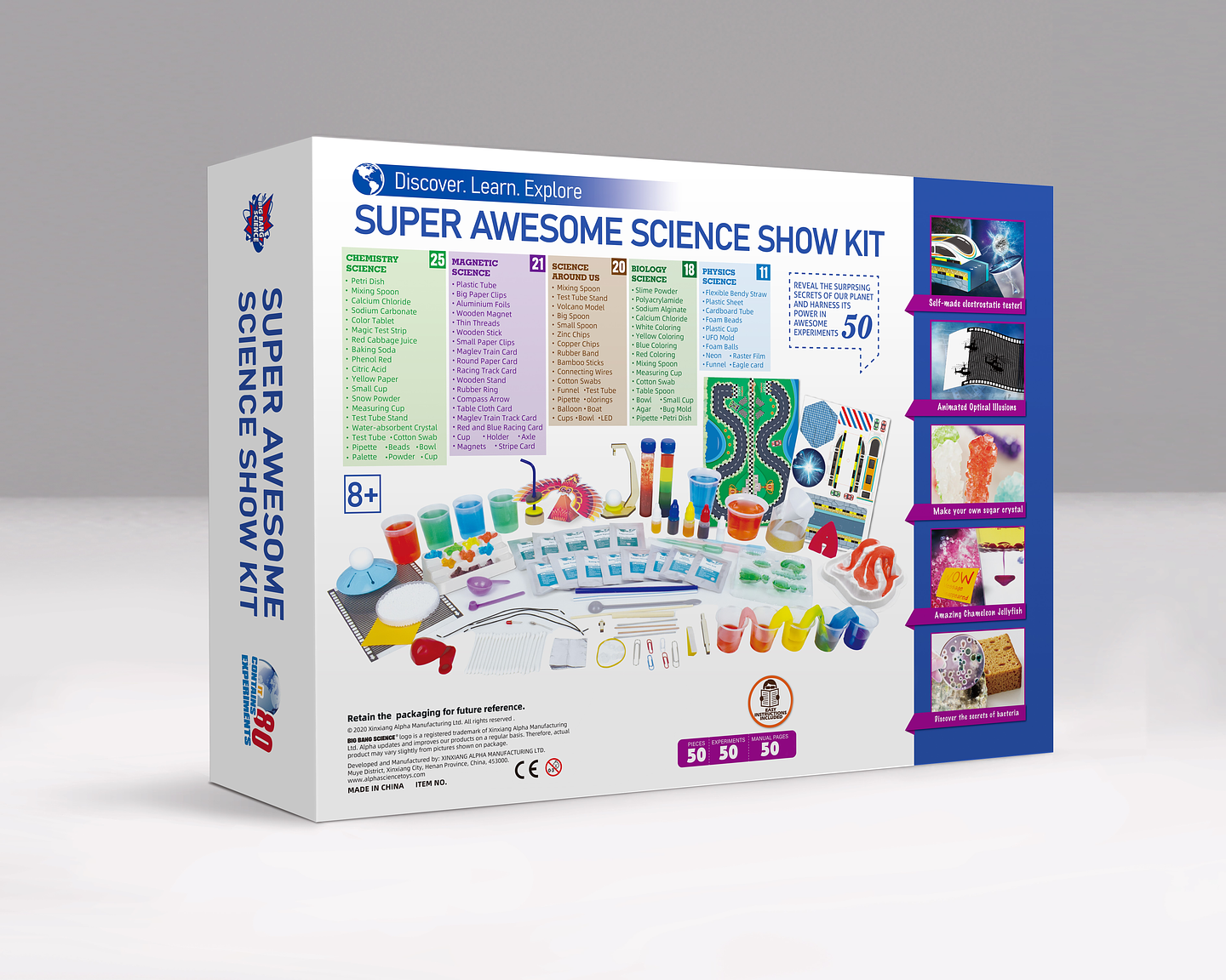 Juego científico STEAM - Kit Ciencia Súper Asombroso 4