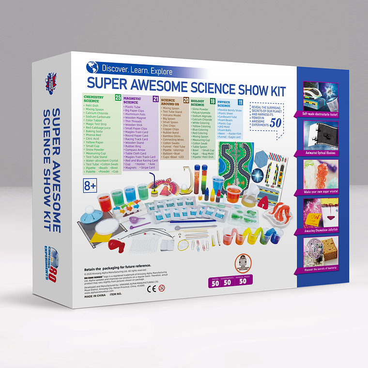 Juego científico STEAM - Kit Ciencia Súper Asombroso 4