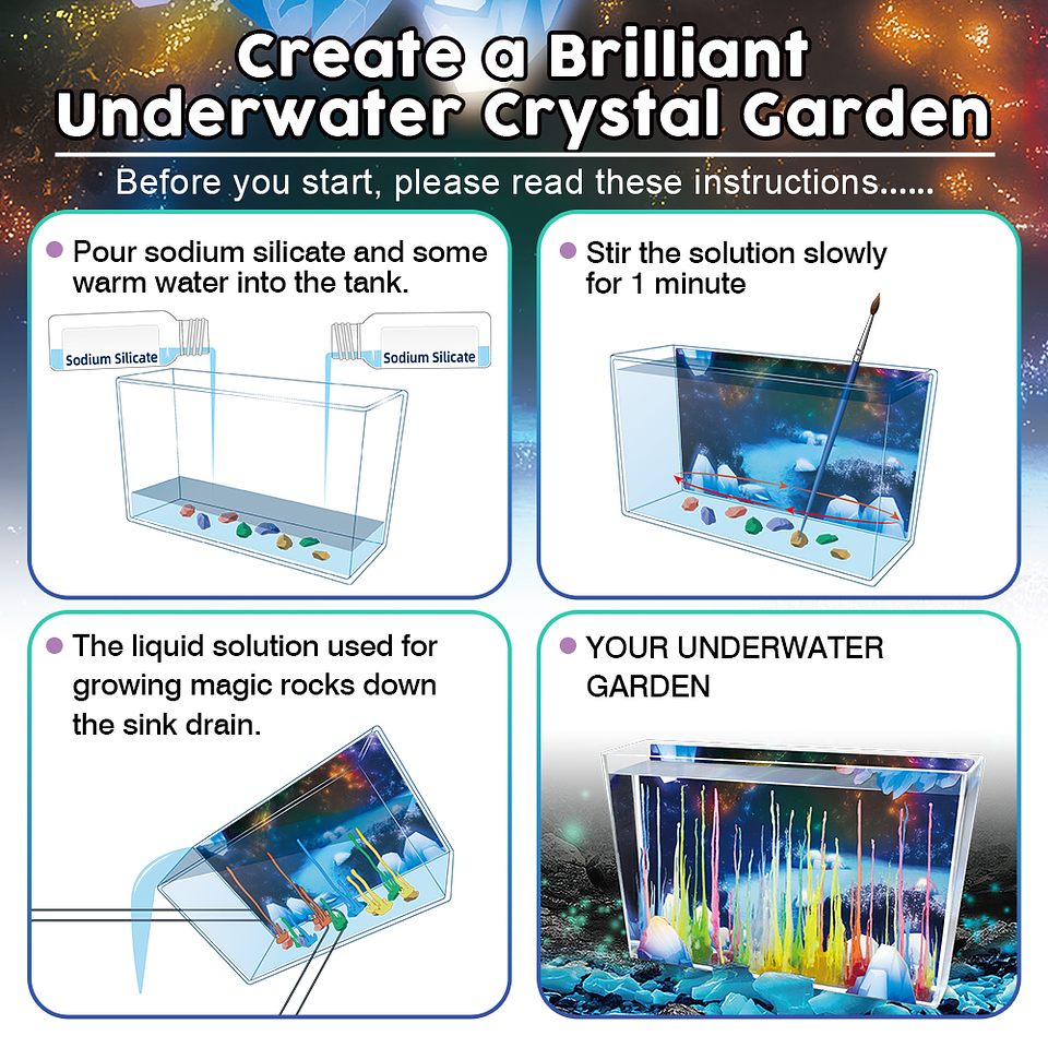 Juego de Ciencias STEAM - Cristales Mágicos Premium 3