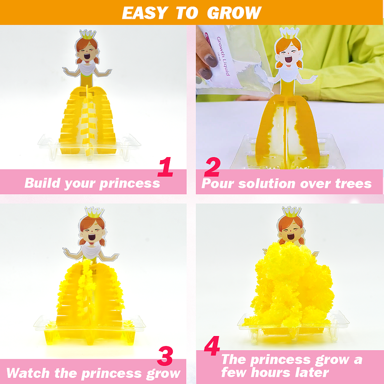 Kit de Ciencias - Princesas de Cristal Mágico 4