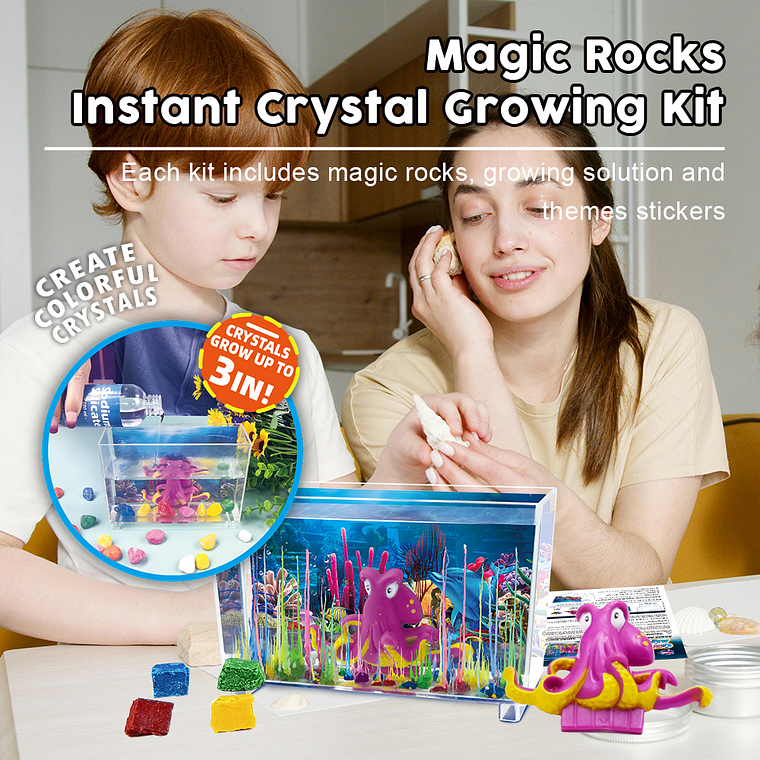 Kit de Ciencias - Acuario de Cristal Mágico 3