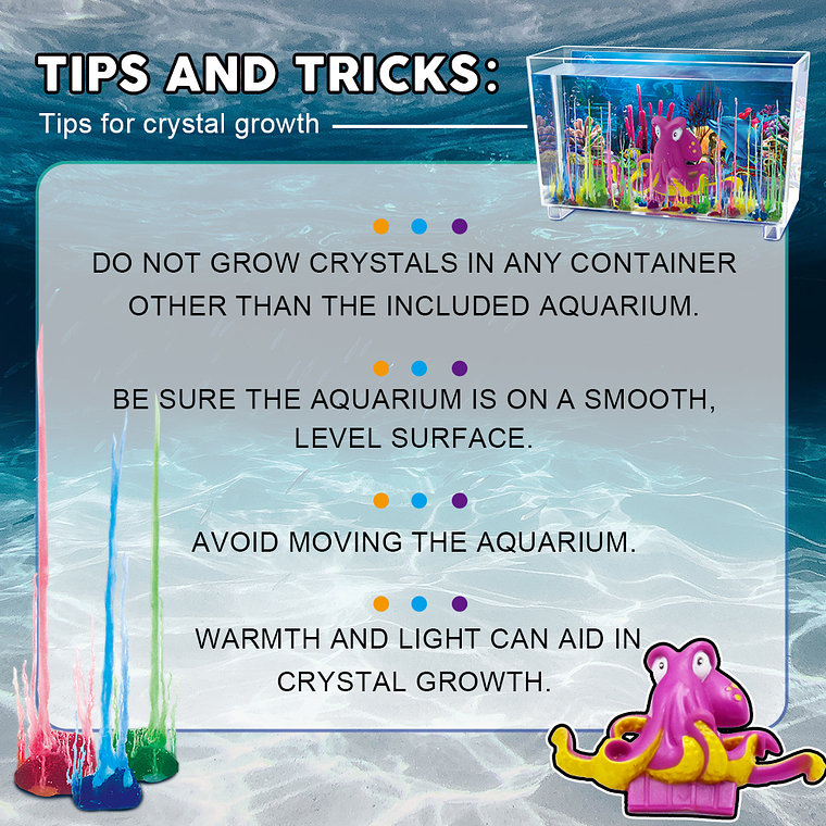 Kit de Ciencias - Acuario de Cristal Mágico 4