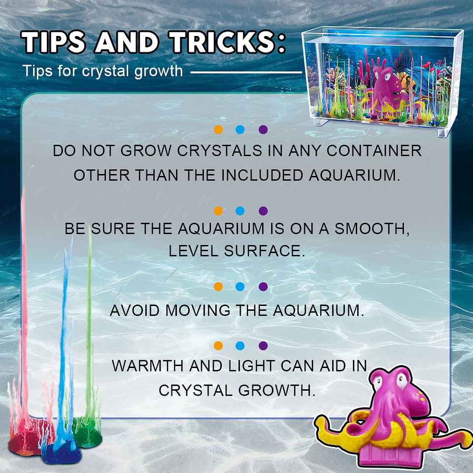 Kit de Ciencias - Acuario de Cristal Mágico 4
