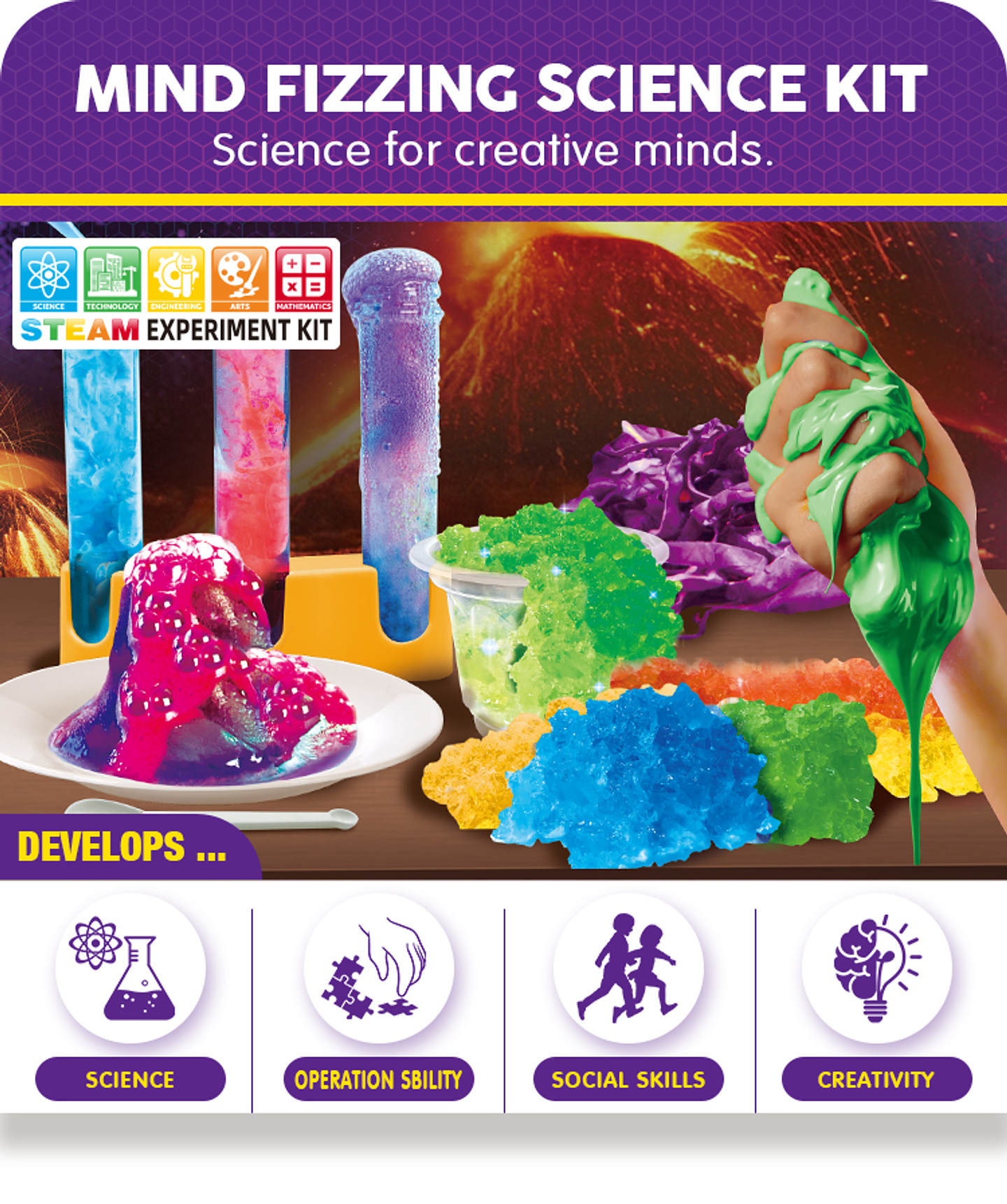 Kit de Ciencias - Ciencia Efervescente para Mentes Creativas 2