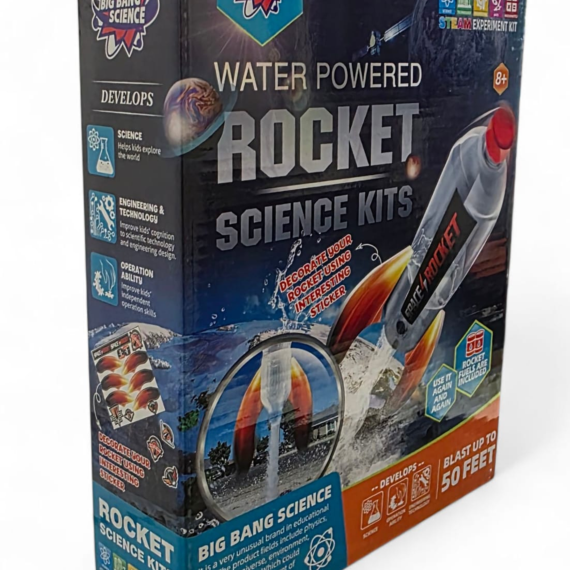 Kit de Ciencia - Lanza tu Propio Cohete Mediano 1