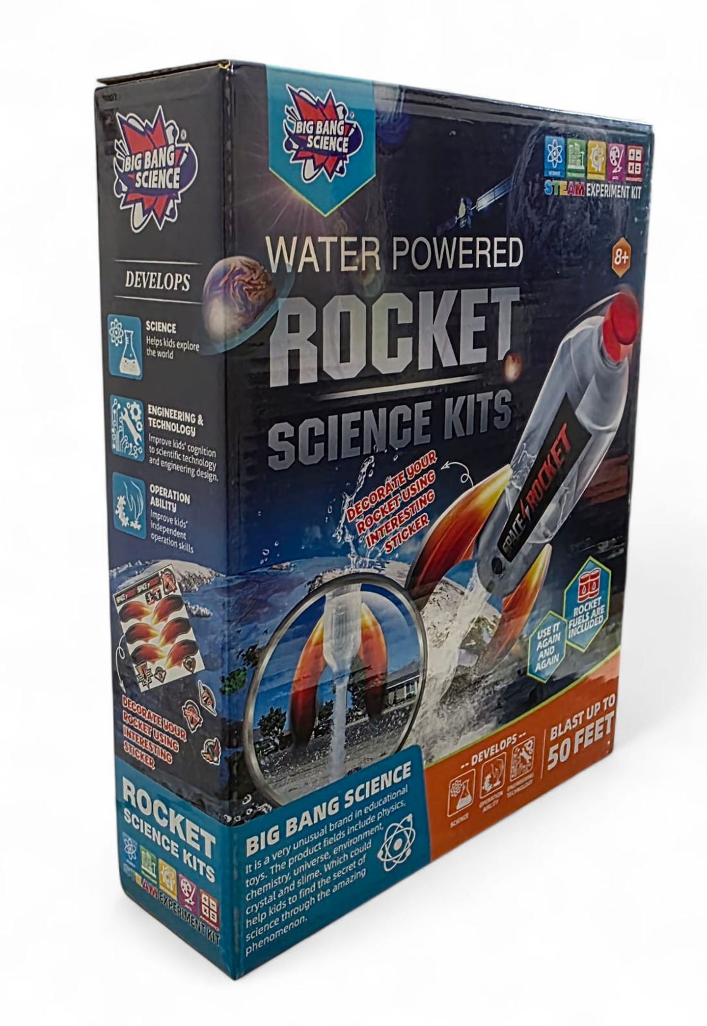 Kit de Ciencia - Lanza tu Propio Cohete Mediano 1