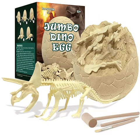 Hazlo tu Mismo - Excava y Descubre Huevo Dinosaurio Mediano