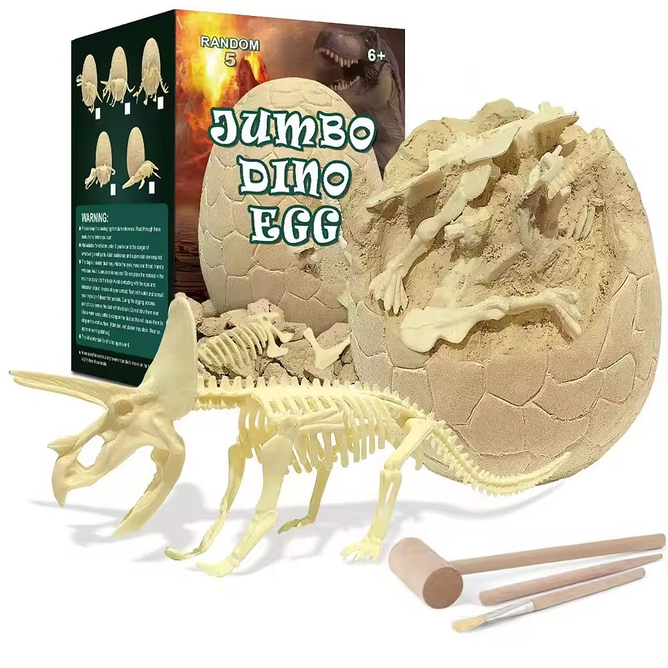 Hazlo tu Mismo - Excava y Descubre Huevo Dinosaurio Mediano 1