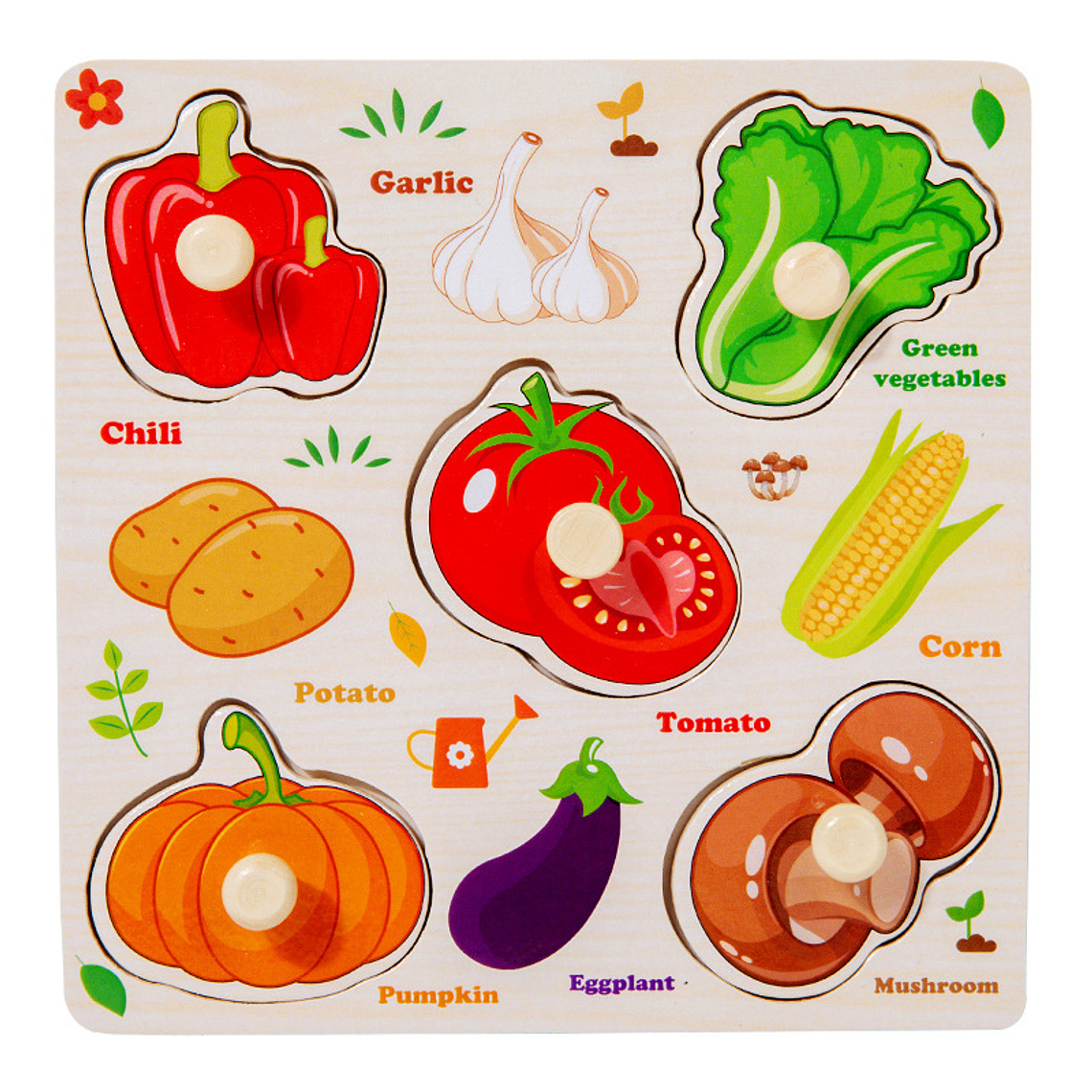 Hazlo tu Mismo - Pack de 3 Rompecabezas de Madera con Perillas 12