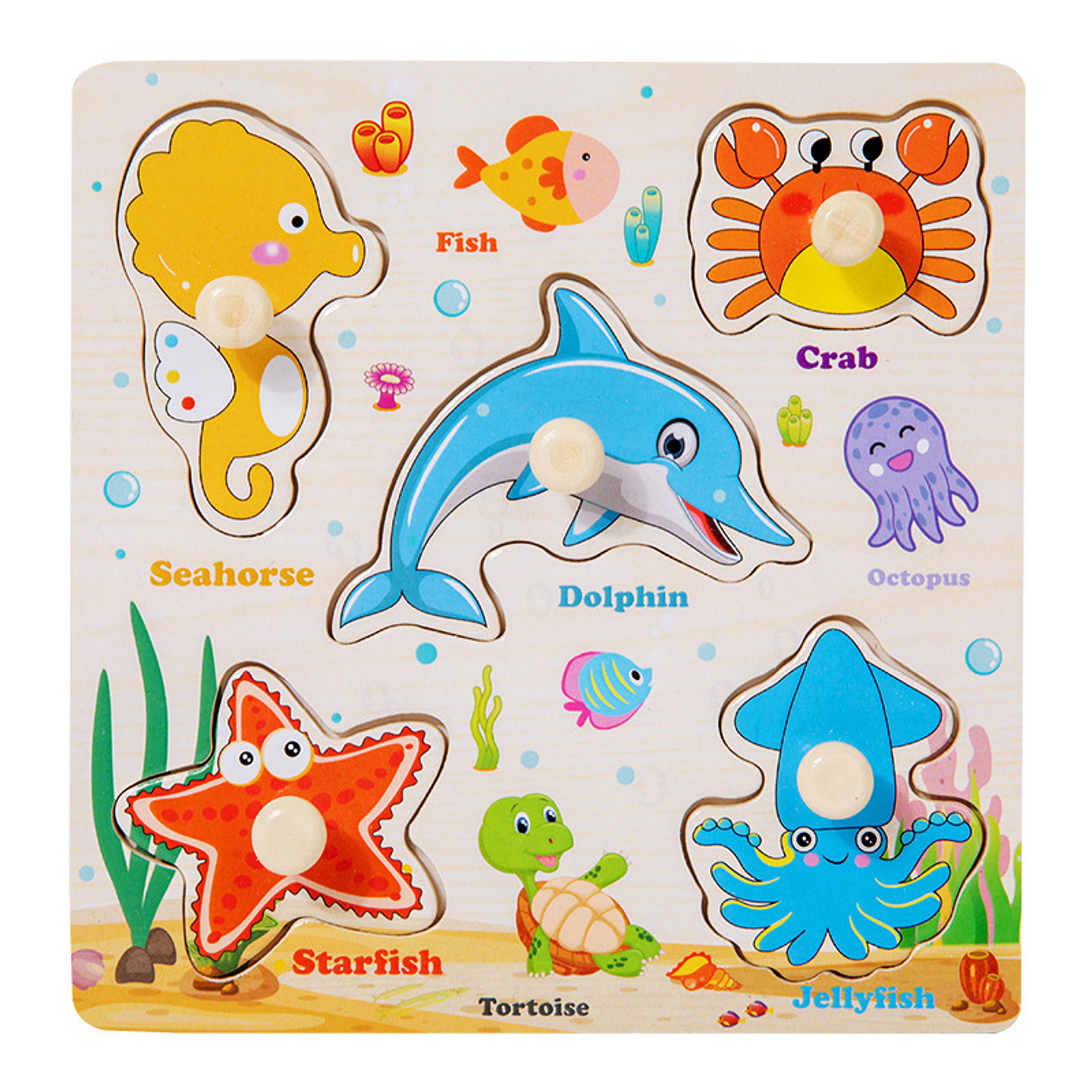 Hazlo tu Mismo - Pack de 3 Rompecabezas de Madera con Perillas 14