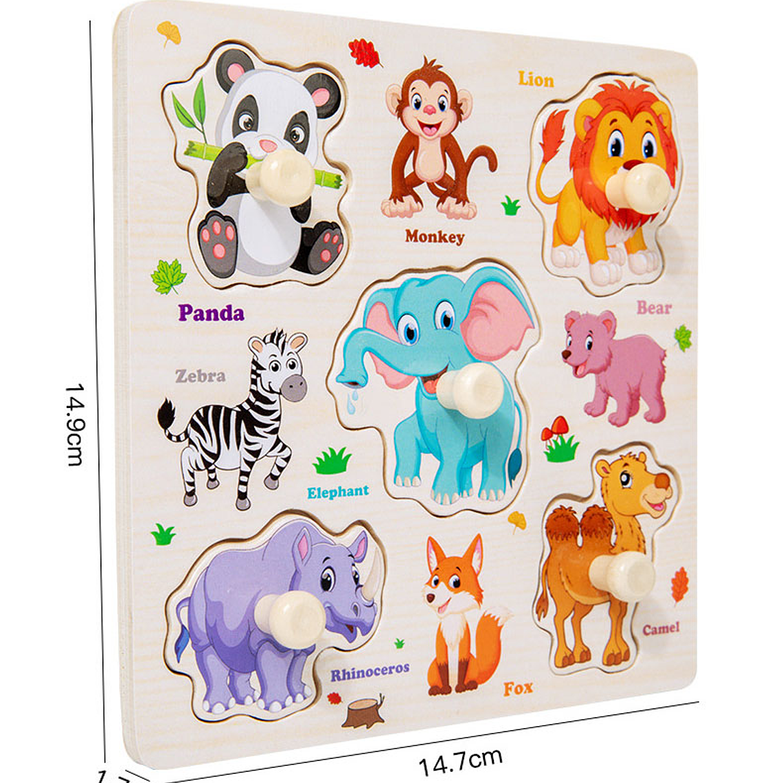 Hazlo tu Mismo - Pack de 3 Rompecabezas de Madera con Perillas 15