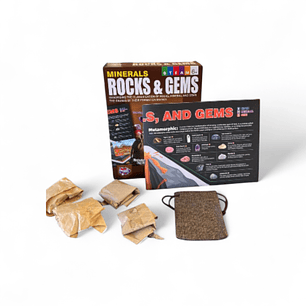 Juego de Ciencias STEAM - Rocas, Minerales y Gemas