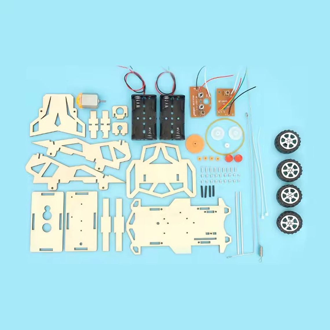 Kit Auto 4WD con Control Remoto – Armado DIY 4