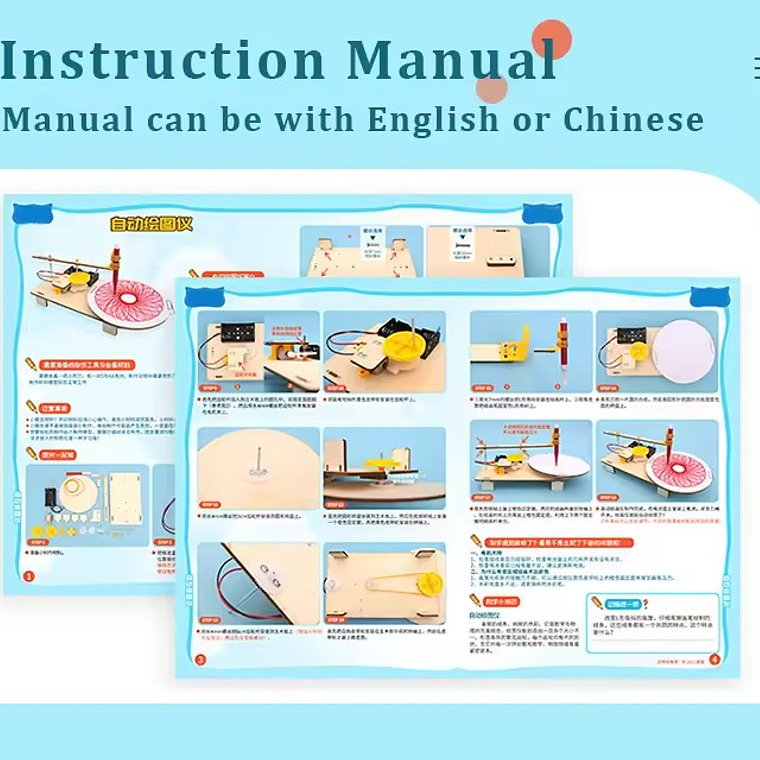 Kit Máquina de Dibujo Automático (Tipo Espirógrafo) – Armado DIY 3