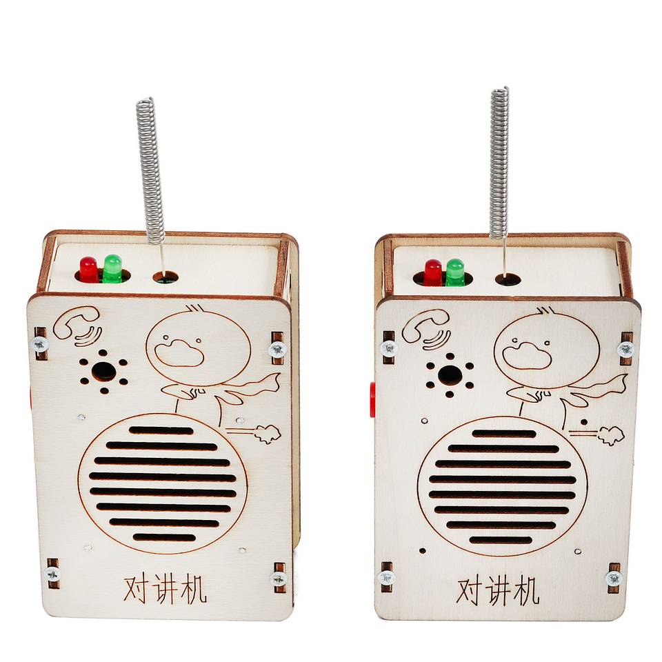 Hazlo tu Mismo - Walkie Talkies de Madera 2