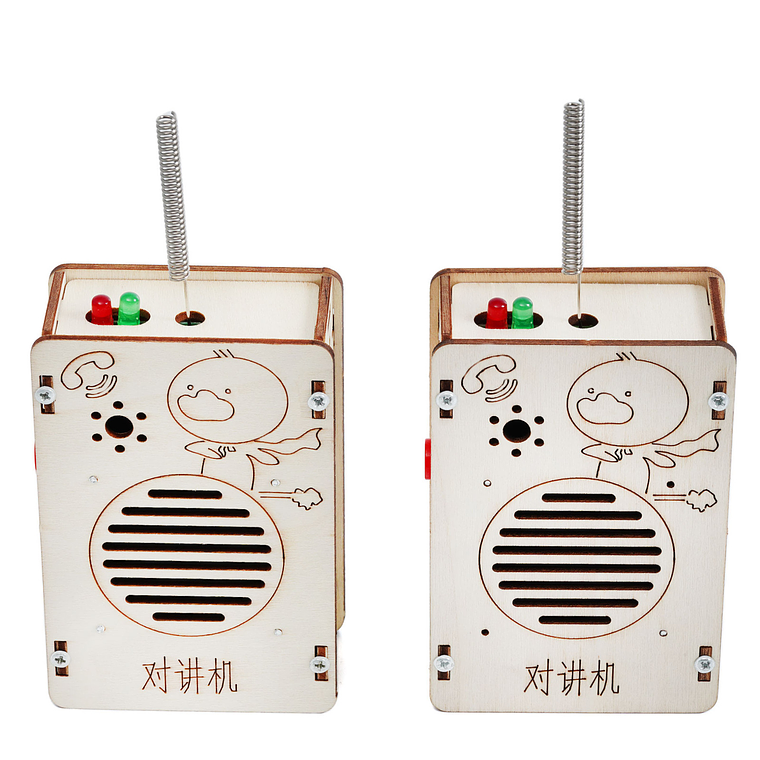 Hazlo tu Mismo - Walkie Talkies de Madera 3