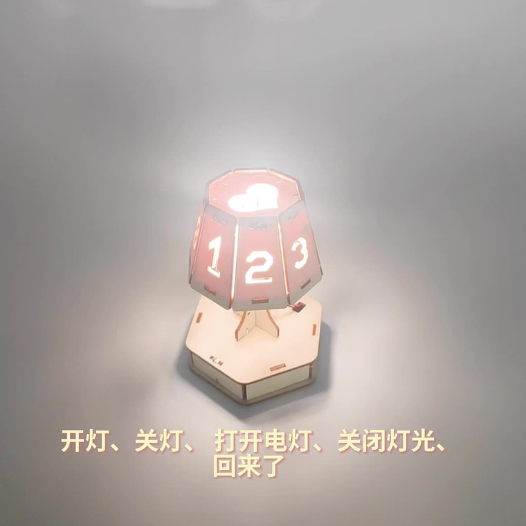 Hazlo tu Mismo - Lámpara Educativa Armable de Madera 6