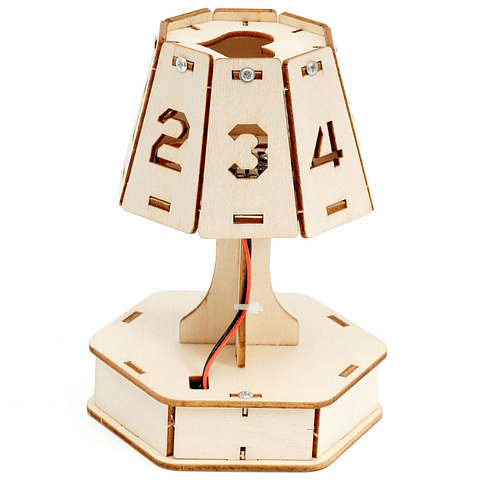 Hazlo tu Mismo - Lámpara Educativa Armable de Madera