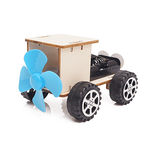 Auto Científico a Propulsión por Viento – Kit STEM Armable