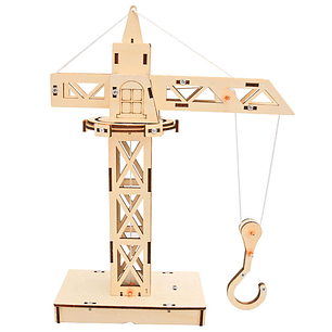 Grúa Torre Eléctrica – Kit STEM de Construcción