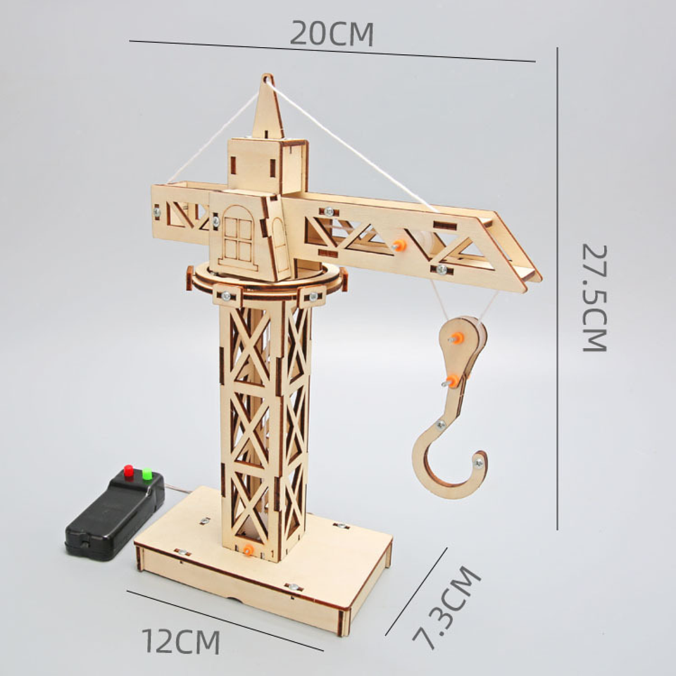Grúa Torre Eléctrica – Kit STEM de Construcción 2